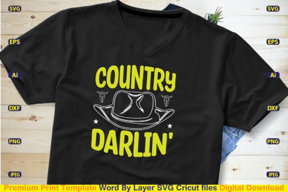 Country Darlin Svg Cut File Review
