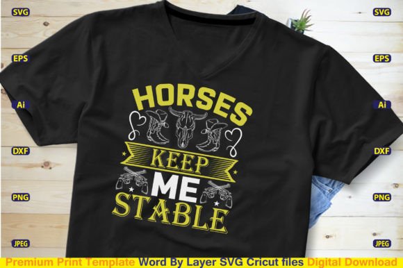Horses Keep Me Stable Svg Cut File Review