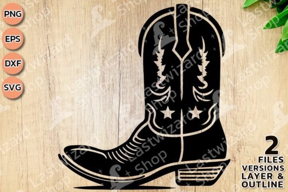 Review: Cowgirl Boot Layered Svg, Horseback