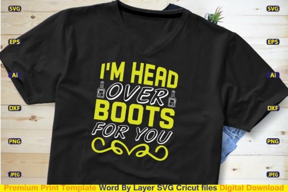 Review: I m Head over Boots for You Svg Cut File
