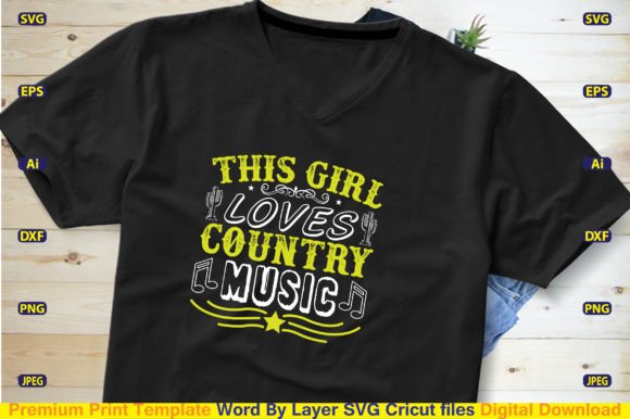 Review: This Girl Loves Country Music Svg Design
