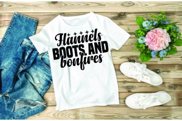 Western Svg Design: Boots and Bonfires